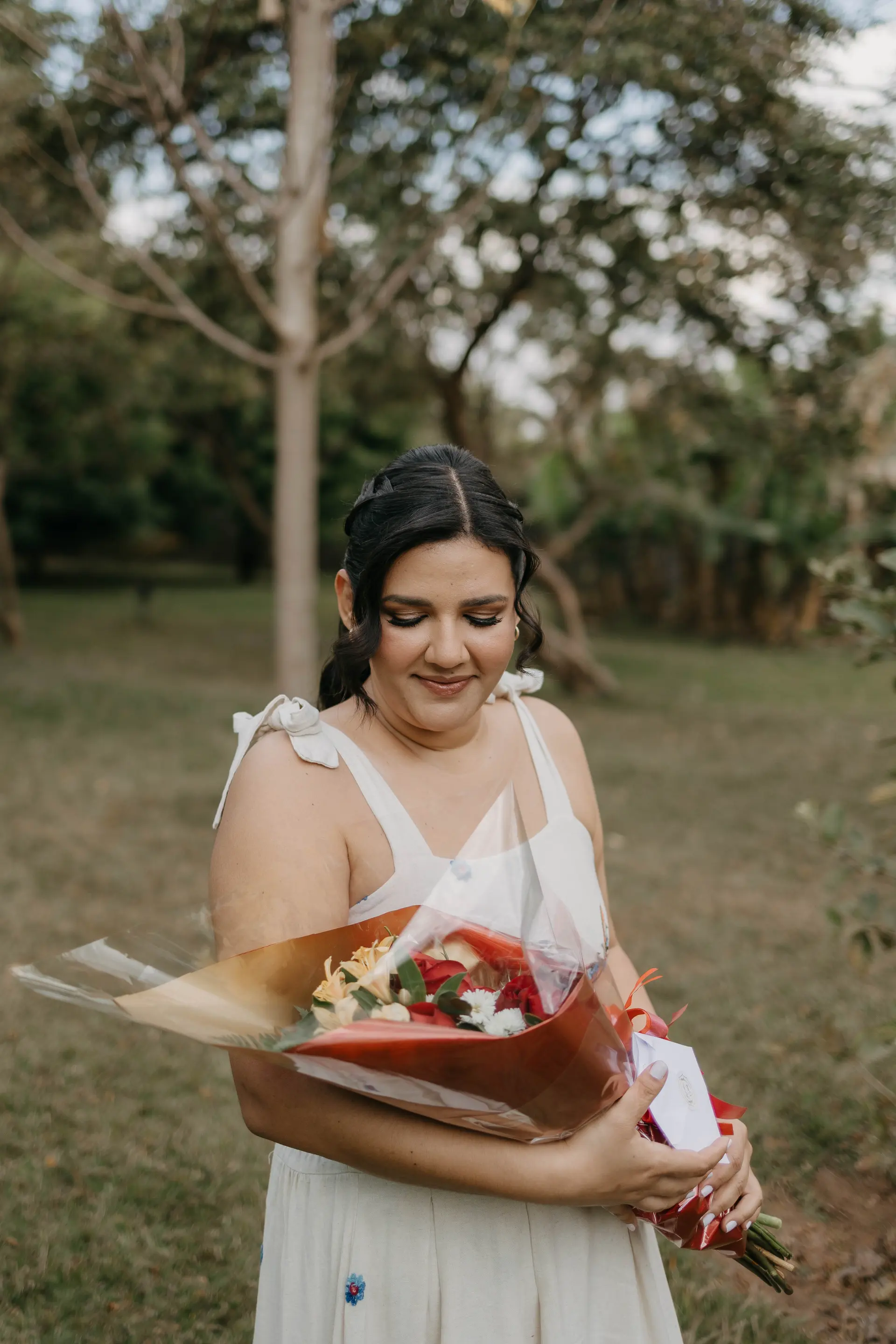 Buquê que o noivo enviou de surpresa para a noiva no dia do casamento