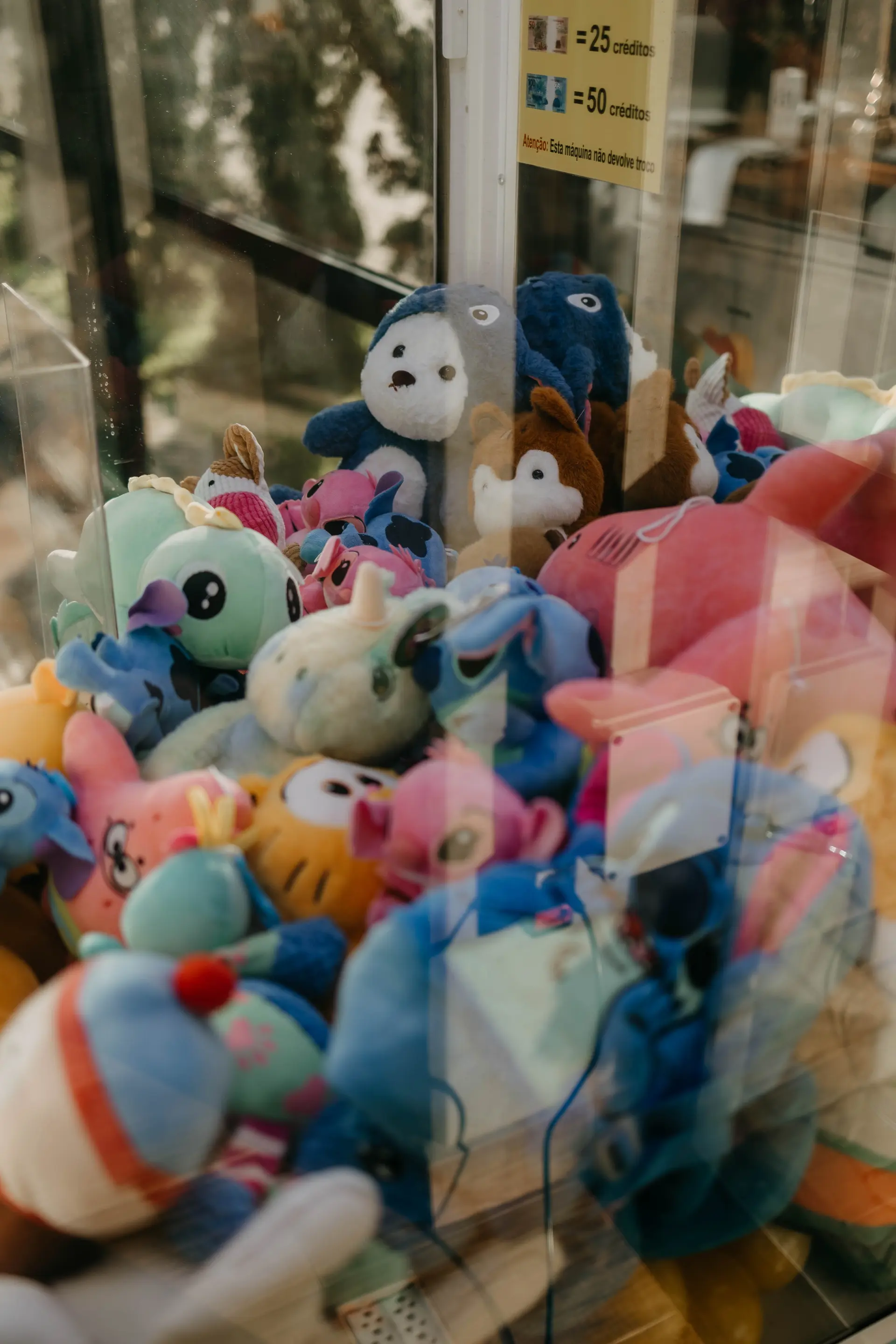 Pelúcias personalizadas da máquina de brinquedos